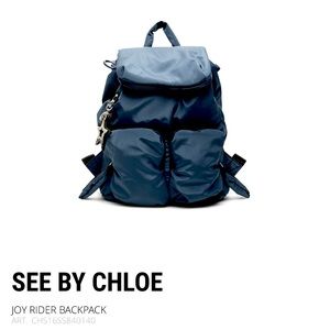See by Chloe Backpack in dark Navy